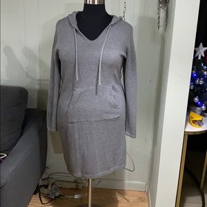 Sweater dress.